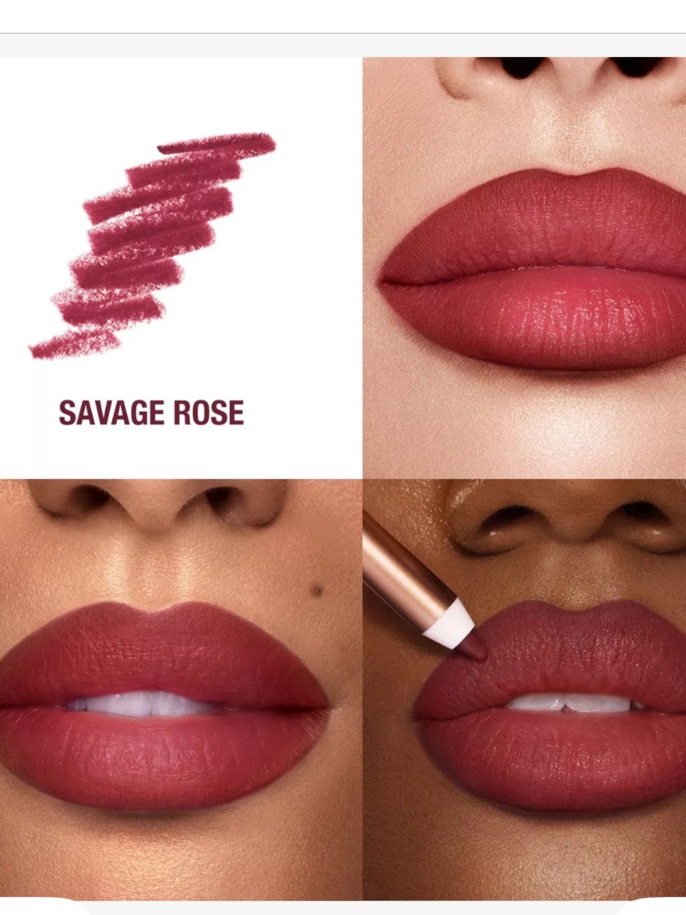 Savage Rose Charlotte Tilbury lip cheat lip liner